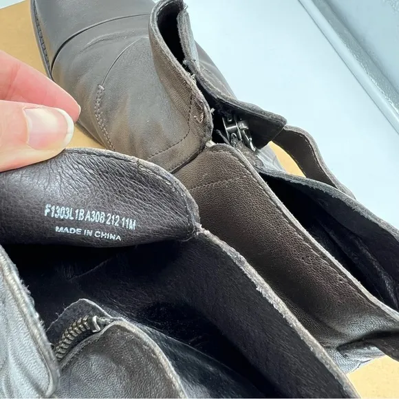 John Varvatos Side Zip Leather Boots