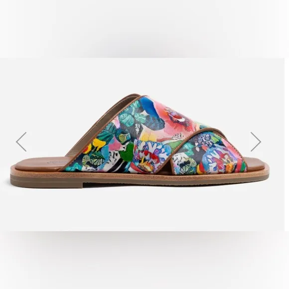 Johnny Was Leather Sandals Size 8 NWT