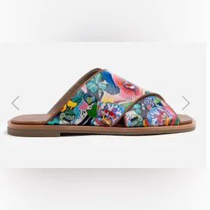 Johnny Was Leather Sandals Size 8 NWT
