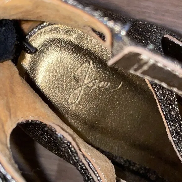 Joie Laina Metallic Leather Heeled Sandals size - 37