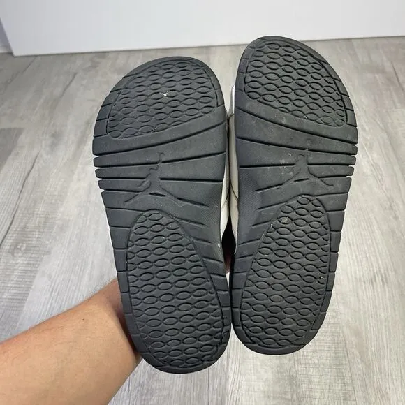Jordan Hydro VI 6 Retro Men's Slides Size 9 Sandal RARE Black Comfy Cozy White F
