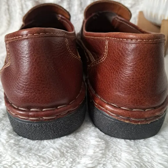 Josef Seibel Loafers Fisherman Shoes Brown Woven Leather Slip On  Men's 12.5