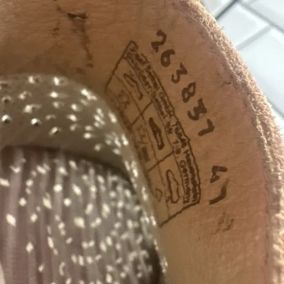 Josef Seibel Sofie Women 41 brown perforated Leather Flats Slip On Shoes US 10.5