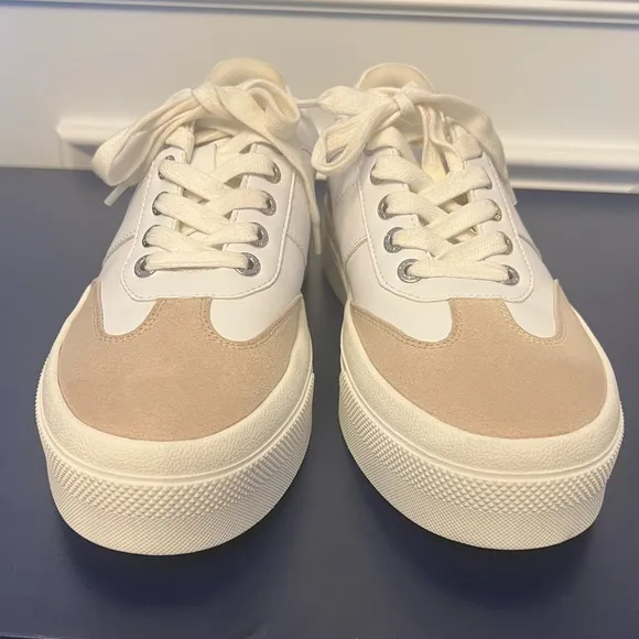 J/SLIDES NYC Gable White Sand Luxe Size 8 Sneakers