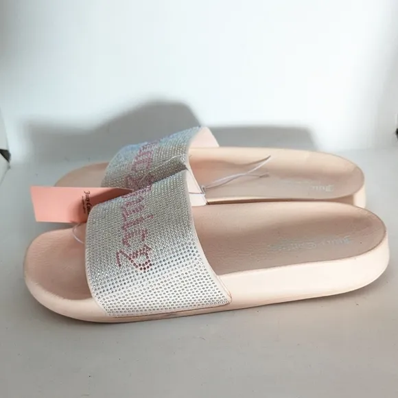 Juicy Couture Pink Wander Slides Size 9