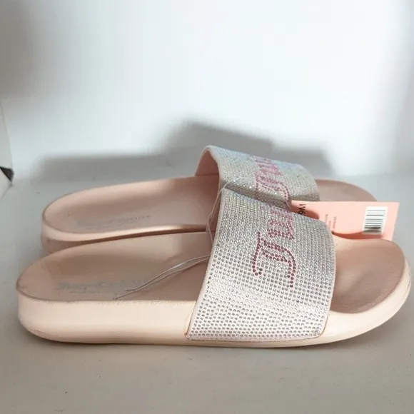 Juicy Couture Pink Wander Slides Size 9