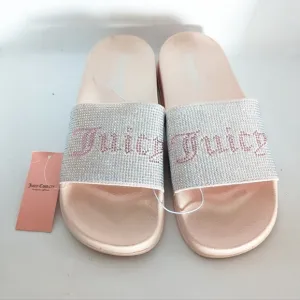 Juicy Couture Pink Wander Slides Size 9