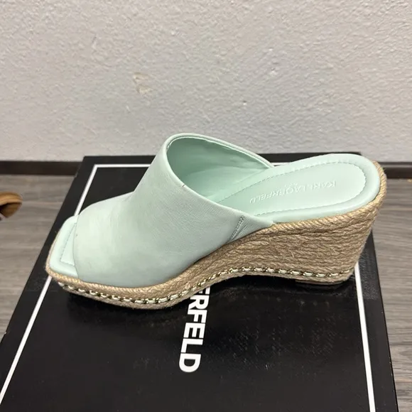 KARL LAGERFELD Paris Corissa Womens Slides Wedge Sandals
