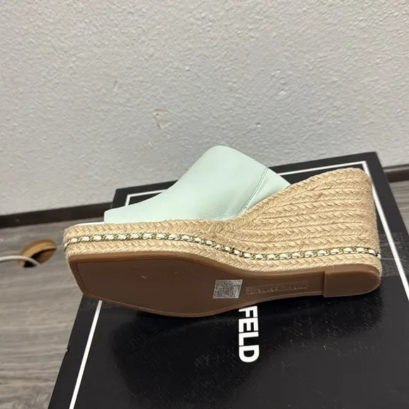 KARL LAGERFELD Paris Corissa Womens Slides Wedge Sandals