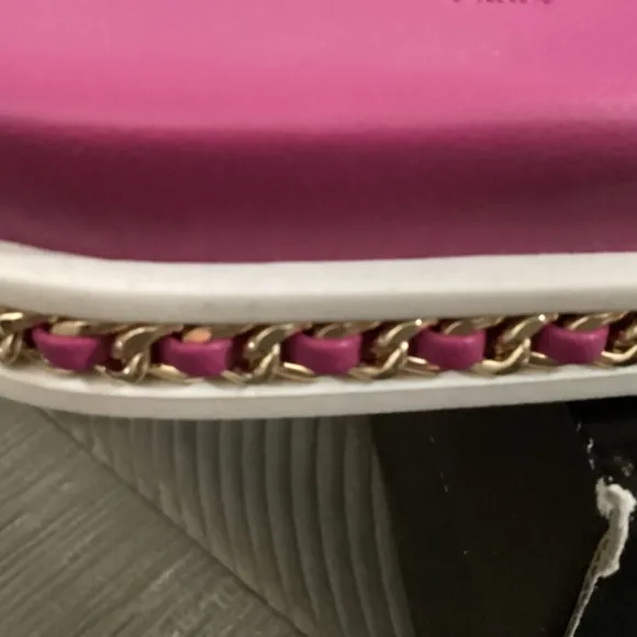 KARL LAGERFELD PARIS Women's Bijou Embellished Slide Sandals, size 6.5