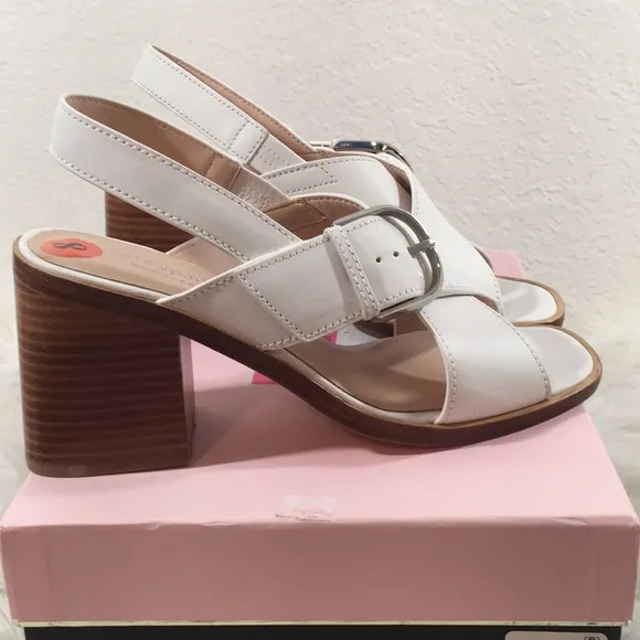 kate spade Raleigh Chunky-Heeled Slingback Sandals