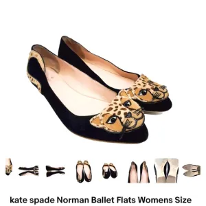 Kate Spade! Suede. Tiger flats!