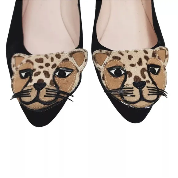 Kate Spade! Suede. Tiger flats!