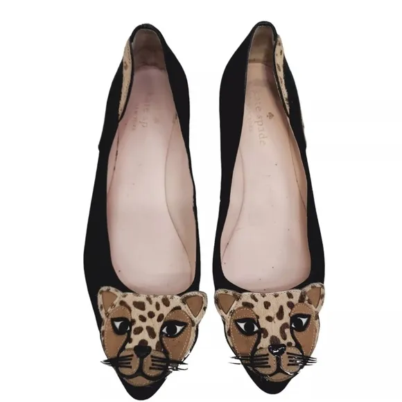 Kate Spade! Suede. Tiger flats!