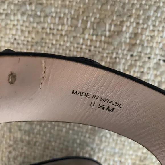 Kate Spade Tulia Leather Bow Slide Sandals