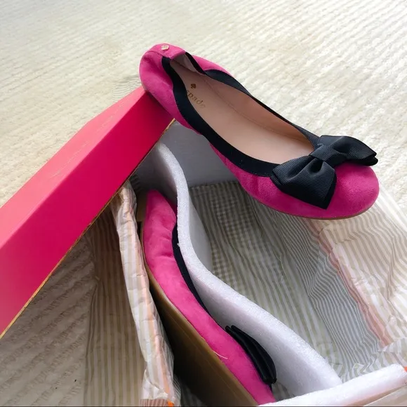 Kate Spade Wylie Too pink ballet flats