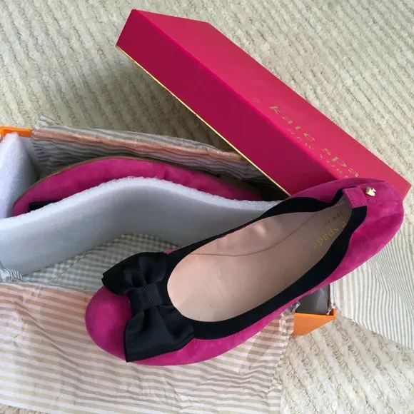 Kate Spade Wylie Too pink ballet flats