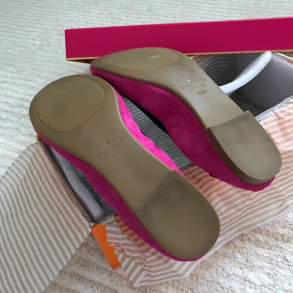Kate Spade Wylie Too pink ballet flats