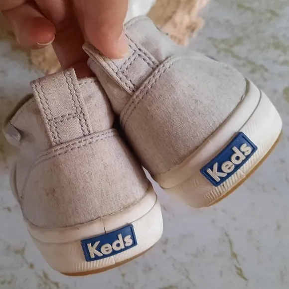 Keds Triumph Mid-Top Wool Sneakers Style# WF56627M- Heather Gray,  Size 10