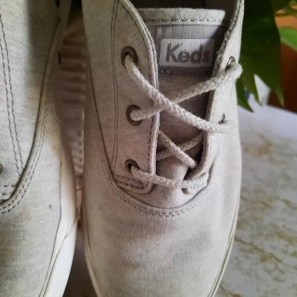 Keds Triumph Mid-Top Wool Sneakers Style# WF56627M- Heather Gray,  Size 10