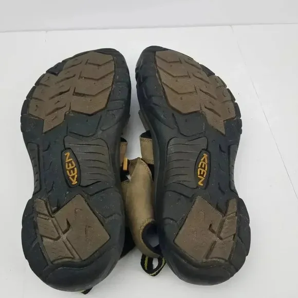 Keen Men's Newport Brown Leather Waterproof Sandals Sz 11.5