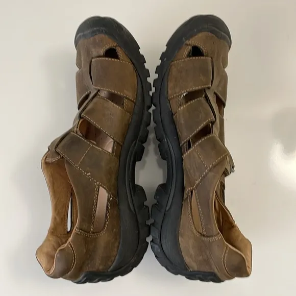 KEEN‎ XT 1205 Brown Leather Sandals Men's Size US 11.5 / EUR 45