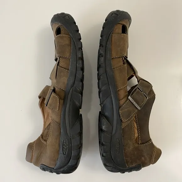 KEEN‎ XT 1205 Brown Leather Sandals Men's Size US 11.5 / EUR 45