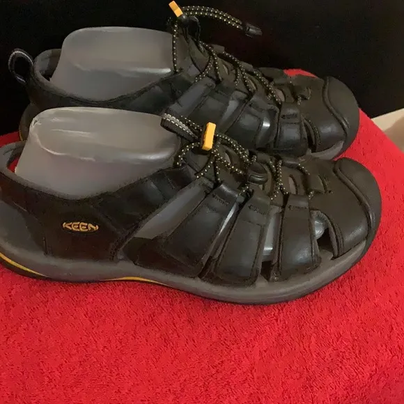 KEENN LEATHER SANDALS🖤🖤