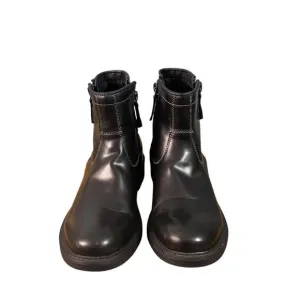 Kenneth Cole Unlisted Men's C-ROAM Double Zip-Up Boots Black Size 8.5