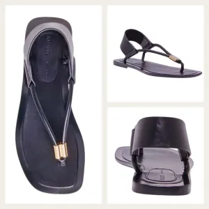 Khaite Devoe Sandals GUC $750 Size 37.5 US 7.5   S3309