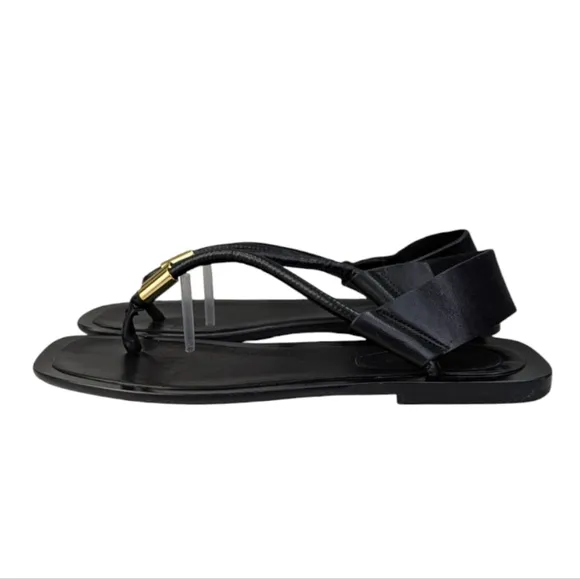 Khaite Devoe Sandals GUC $750 Size 37.5 US 7.5   S3309