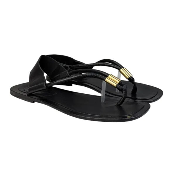Khaite Devoe Sandals GUC $750 Size 37.5 US 7.5   S3309