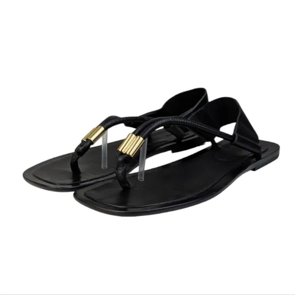 Khaite Devoe Sandals GUC $750 Size 37.5 US 7.5   S3309