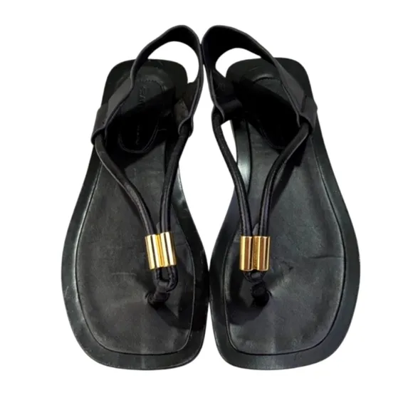 Khaite Devoe Sandals GUC $750 Size 37.5 US 7.5   S3309