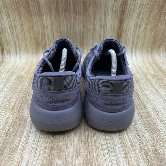 Kizik Madrid‎ Eco Knit Men's Size 11 Hands Free Slip On Grey Sneakers Shoes