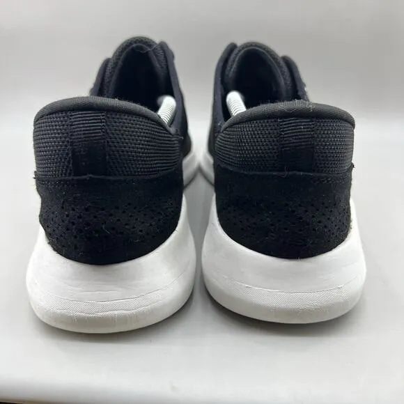 Kizik Madrid Eco Knit Sneakers Men Size 12 Black White Running Comfort Low Shoes