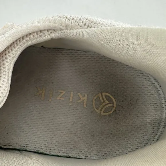 Kizik Sneakers Womens 10 Wide Madrid Eco Knit White Marshmallow Walking Athletic