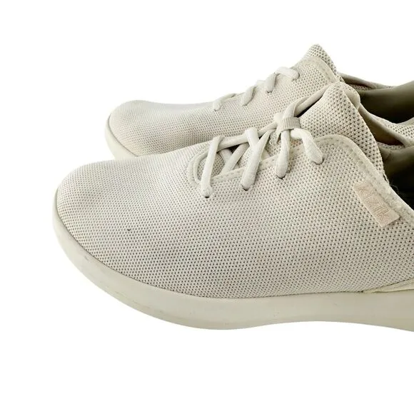 Kizik Sneakers Womens 10 Wide Madrid Eco Knit White Marshmallow Walking Athletic