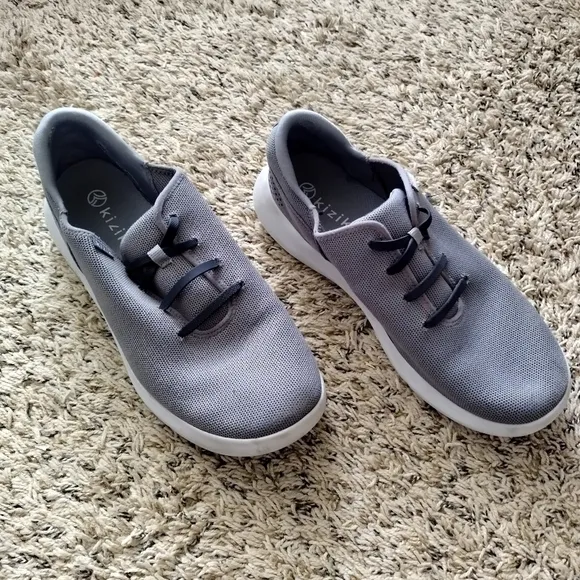 Kizik The Madrid Eco-Knit Slip-On Sneakers sz 10,5 wide M, 12 wide W