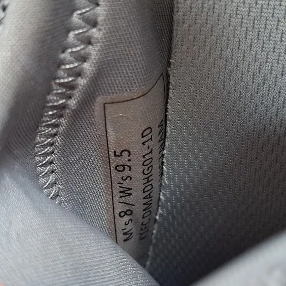 Kizik Unisex Madrid Eco Knit Comfort Sneakers Heathered Grey Size M 8/W‎ 9.5