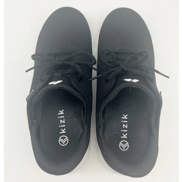 Kizik Madrid Black Hands Free Eco Knit Sneakers Shoes Men’s Size 8.5
