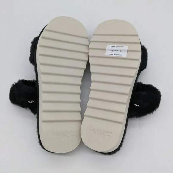 Koolaburra by UGG Fuzz On Faux-Fur Slide Sandals