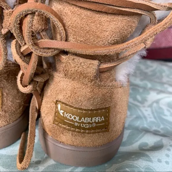 KOOLABURRA By UGG Lace/Zip boots Size 6