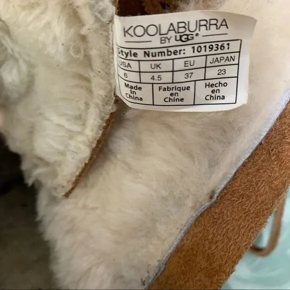 KOOLABURRA By UGG Lace/Zip boots Size 6