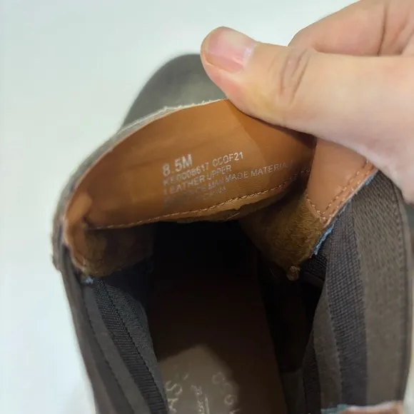 KORK-EASE® Waylin Lug Sole Boot - Taupe Sz 8.5M