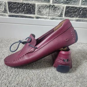 Lacosre Men's Burgundy Loafers Size 8.5