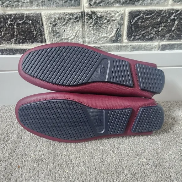 Lacosre Men's Burgundy Loafers Size 8.5