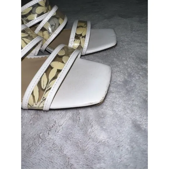 LAGERFELD Women’s Spring Floral Chunky Y2K Sandals 8.5