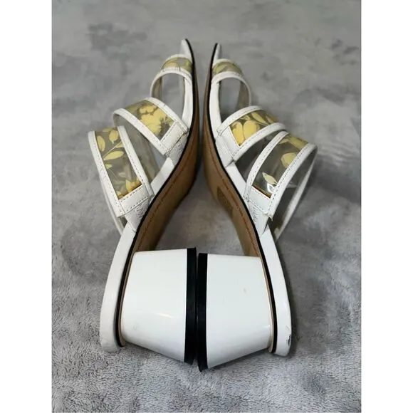LAGERFELD Women’s Spring Floral Chunky Y2K Sandals 8.5