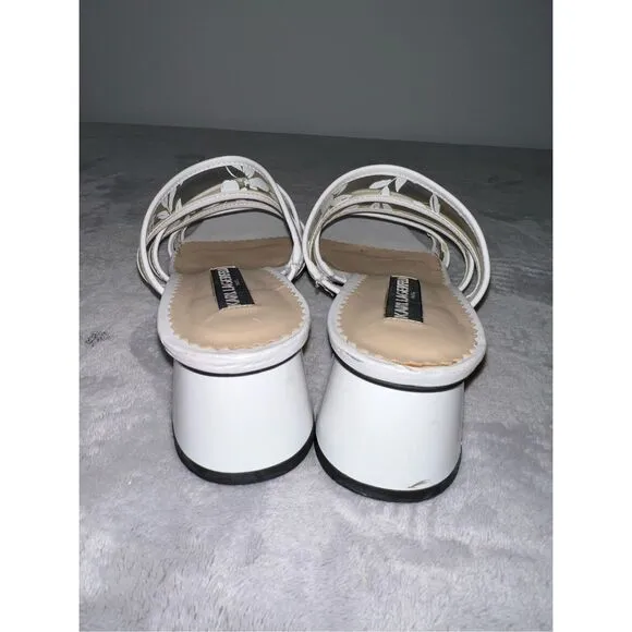 LAGERFELD Women’s Spring Floral Chunky Y2K Sandals 8.5